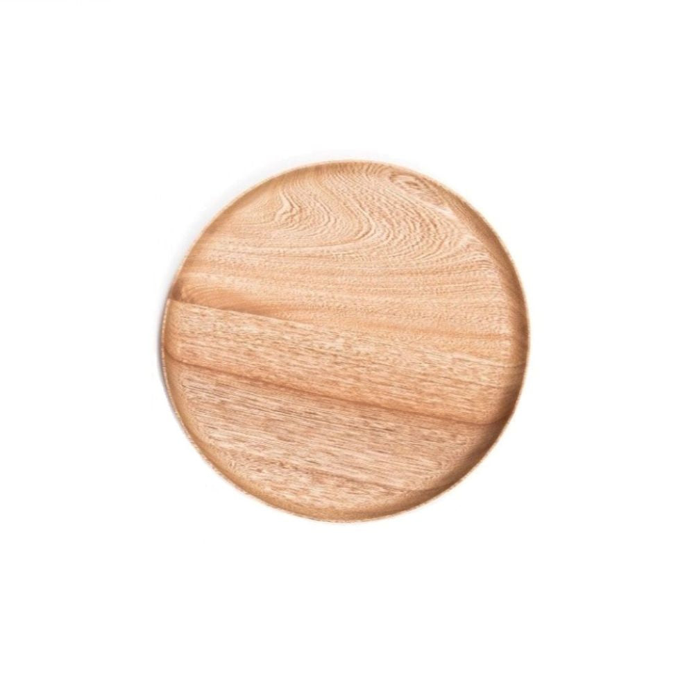 Rosa Morada Wooden Base Platter